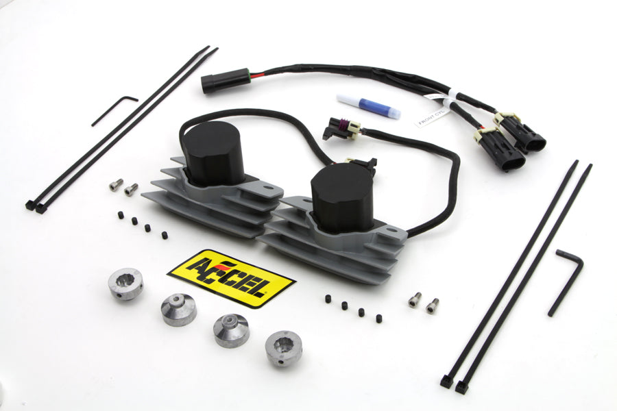 HARLEY Accel Natural Stealth Super Coil Set passend für 2002-2008 FLT, alle Modelle mit EFI