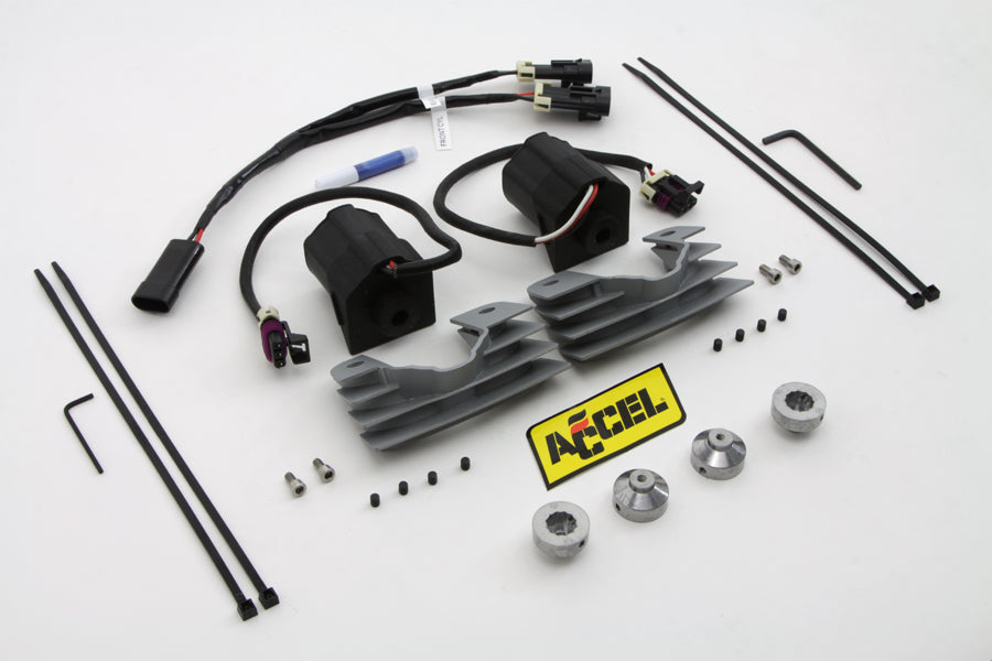 HARLEY Accel Natural Stealth Super Coil Set passend für 2002-2008 FLT, alle Modelle mit EFI
