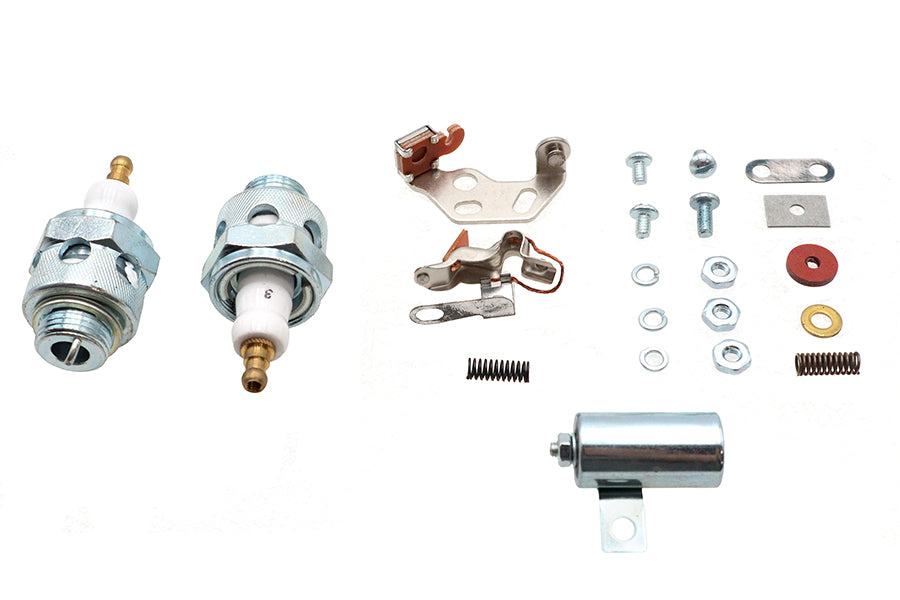 HARLEY Zündungs-Tuning-Kit mit Beck Zündkerzen Passend für 1936-1940 EL, 1941-1947 FL, 1938-1947 UL,
