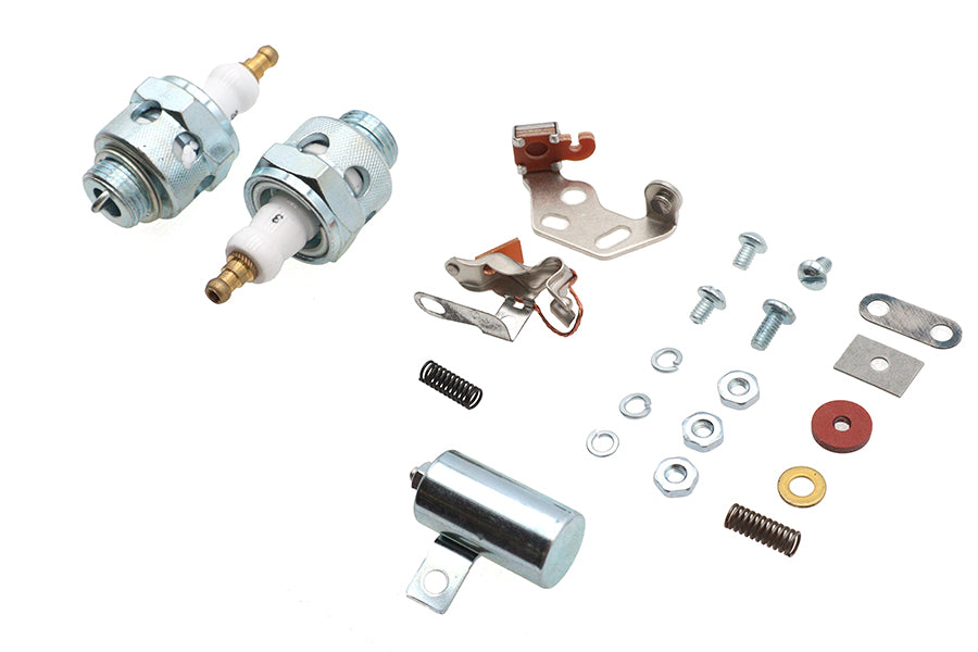 HARLEY Zündungs-Tuning-Kit mit Beck Zündkerzen Passend für 1936-1940 EL, 1941-1947 FL, 1938-1947 UL,