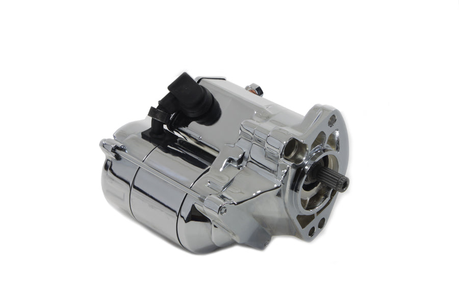 HARLEY Volt Tech Starter Motor 1.4kW Chrome fits 1989-1993 FXST,  1989-1993 FLST,  1989-1993 FLT,  1989-1993 FXR,  1989-1993 FXD,