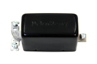HARLEY Schwarzes Nachbau Delco Remy 3-Bürsten-Generatorrelais Passend für 1938-1940 EL, 1941-1957 FL, 1938-19