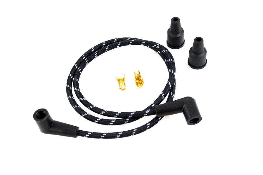 HARLEY Universal 7mm geflochtenes Zündkerzenkabel-Set passt 0-  Custom, Anwendung