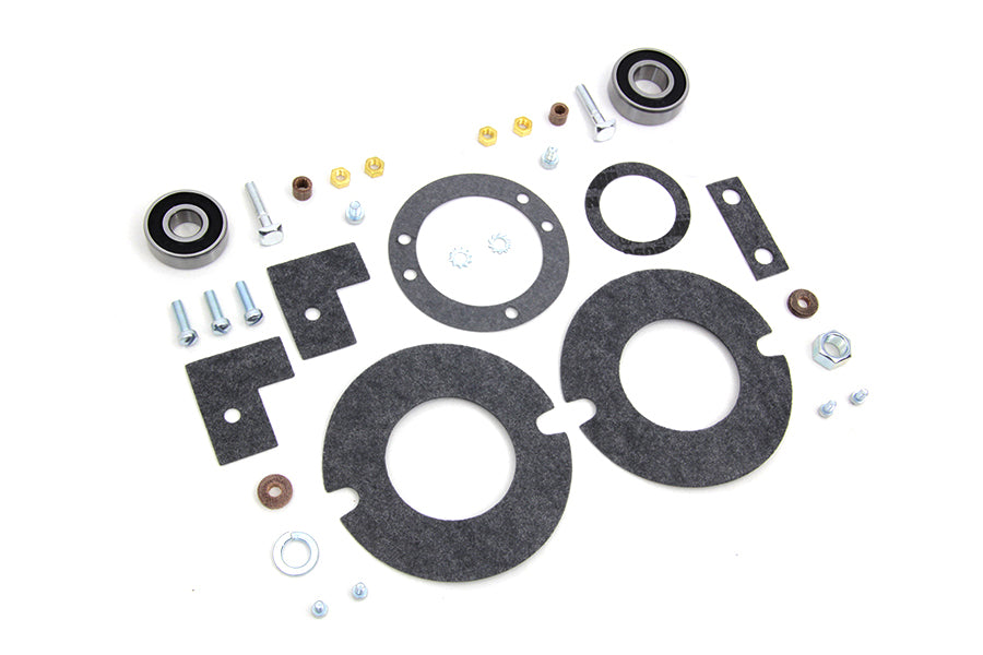 HARLEY Generator 3-Bürsten-Anschlussdichtung und Hardware-Kit Passend für 1936–1940 EL, 1941–1957 FL, 1930–