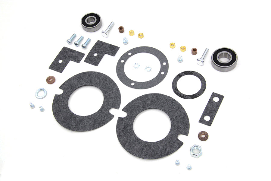 HARLEY Generator 3-Bürsten-Anschlussdichtung und Hardware-Kit Passend für 1936–1940 EL, 1941–1957 FL, 1930–