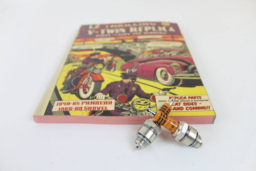 HARLEY Panhead Zündkerzen-Set und Buch-Kit Passend für 1948-1974 FL, 1971-1974 FX,