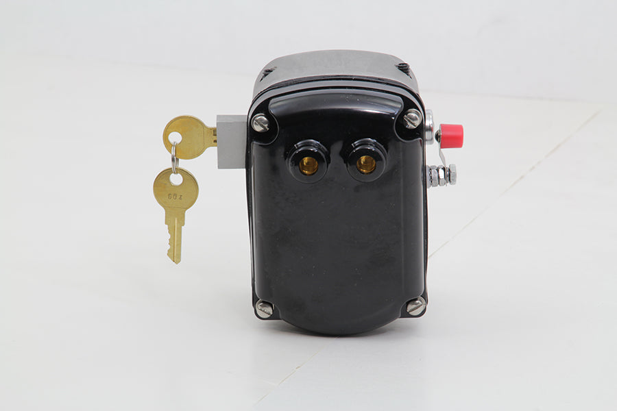 HARLEY Kompletter Burkhardt Magnetkopf mit Schlüsselschloss Passend für 1957-1970 XL,
