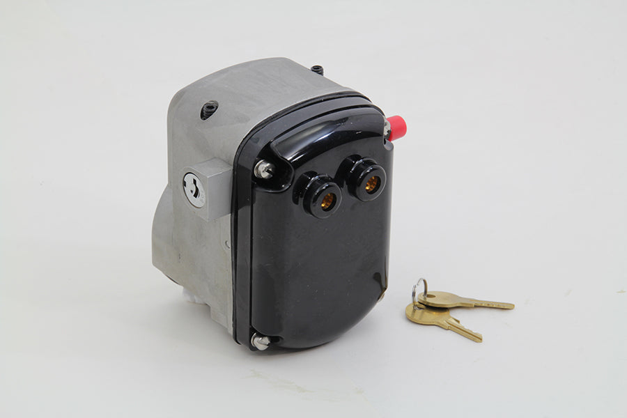 HARLEY Kompletter Burkhardt Magnetkopf mit Schlüsselschloss Passend für 1957-1970 XL,
