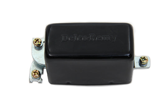 HARLEY Schwarzes Replika 3-Bürsten Delco Remy Relais Passend für 1938-1940 EL,   1938-1948 UL,   1941-1957 FL,