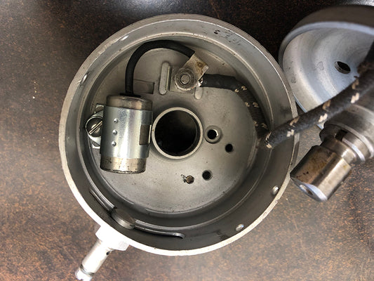 HARLEY Retro 6 Volt Zündverteiler oben komplett passend für 1949-1960 FL, 1949-1960 G, 1949-1952 W,