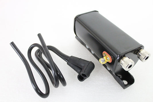 HARLEY Lagerbestand 6 Volt Nachbau Zündspule Schwarz Passend für 1948-1960 FL,