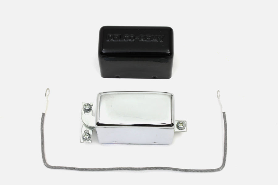 HARLEY Delco Remy 12 Volt Nachbau 2-Bürsten-Relais Passend für 1936-1952 EL, 1936-1952 G, 1937-1952 W,