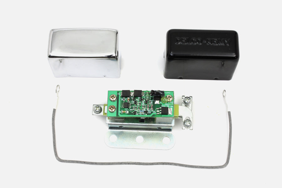HARLEY Delco Remy 12 Volt Nachbau 2-Bürsten-Relais Passend für 1936-1952 EL, 1936-1952 G, 1937-1952 W,