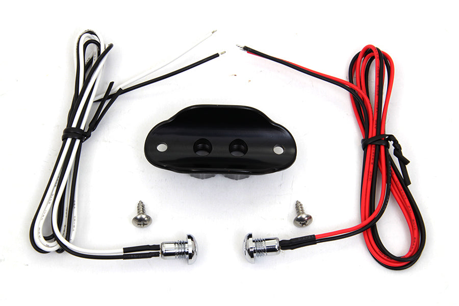 HARLEY Old School Dual Switch Kit Schwarz passend für 0-Custom, Anwendung
