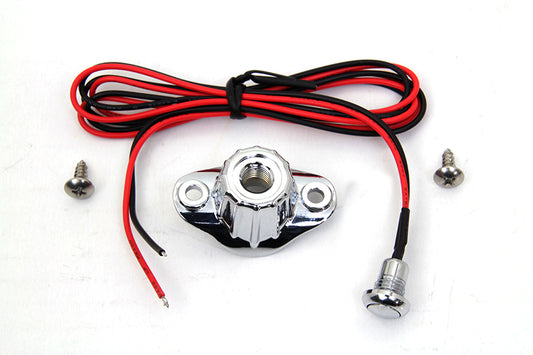 HARLEY Old School Single Switch Kit Chrome Fits 0-  Custom, Application