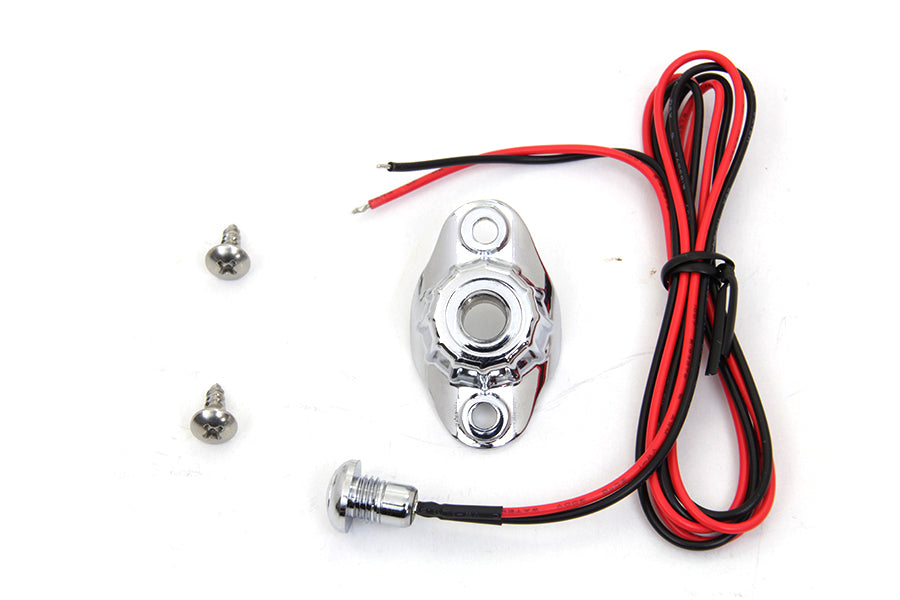 HARLEY Old School Einzelschalterkit Chrom Passend für 0-  Custom, Anwendung
