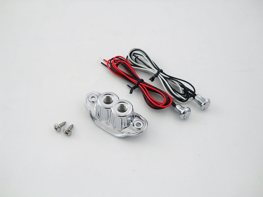 HARLEY Old School Dual Switch Kit Chrom Passend 0-  Custom, Anwendung
