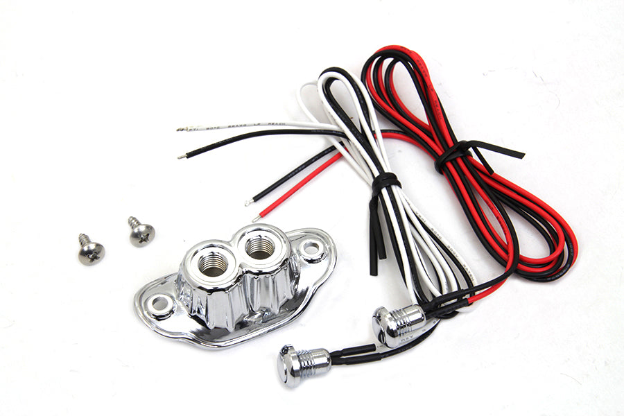 HARLEY Old School Dual Switch Kit Chrom Passend 0-  Custom, Anwendung