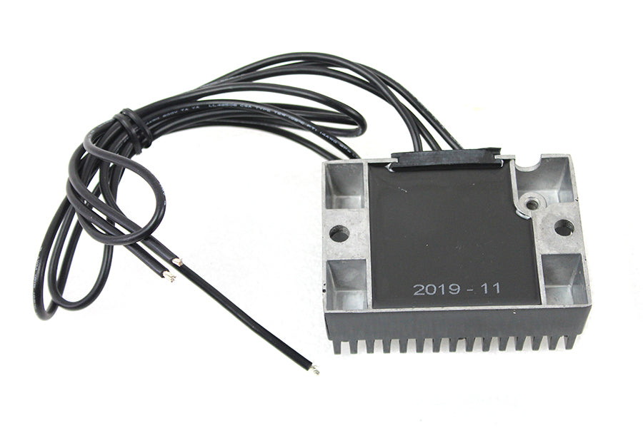 HARLEY 12 Volt Elektronischer Regler Schwarz Passt 1936-1952 EL, 1937-1952 G,