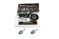 HARLEY Nachbildung 18mm Zündkerzenset mit Führung Passend für 1936-1947 EL, 1937-1947 UL, 1941-1947 FL,