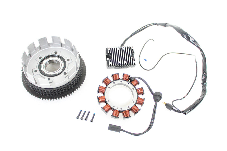 HARLEY Lichtmaschine 19 Ampere Ladesystem Kit passend für 1984-1990 XL,