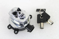 HARLEY Chrom-Zündschalter mit Chrom-Totenkopf Passend für 2011-2017 FLST, 2011-2017 FLSTF, 2014-2018