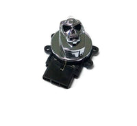 HARLEY Chrom Zündschloss mit Chrom-Totenkopf Passend für 1996-2010 FXST, 1996-2011 FXDWG, 1995-2013