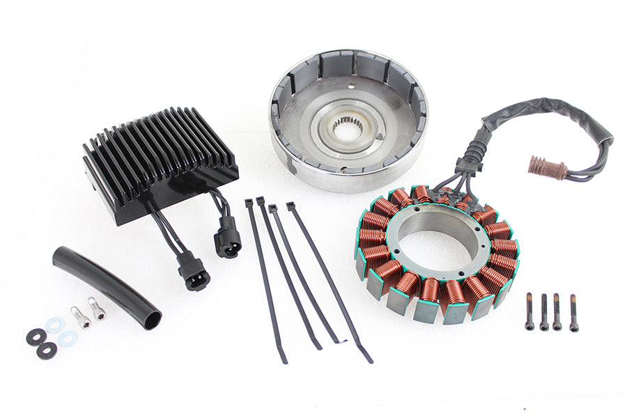 HARLEY FLT 56-Ampere-Drehstromlichtmaschinen-Kit, passend für 2011-2013 FLT, 2011-2013 FLHT, 2011-2013 FLHR,