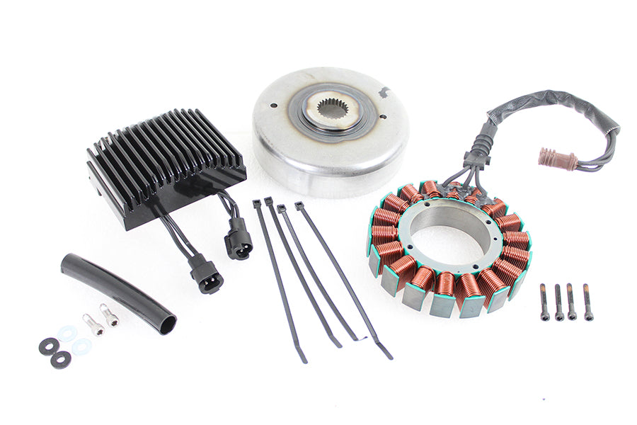 HARLEY FLT 56-Ampere-Drehstromlichtmaschinen-Kit, passend für 2011-2013 FLT, 2011-2013 FLHT, 2011-2013 FLHR,