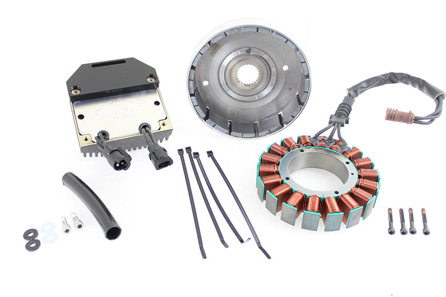 HARLEY FLT 56-Ampere-Drehstromlichtmaschinen-Kit, passend für 2011-2013 FLT, 2011-2013 FLHT, 2011-2013 FLHR,