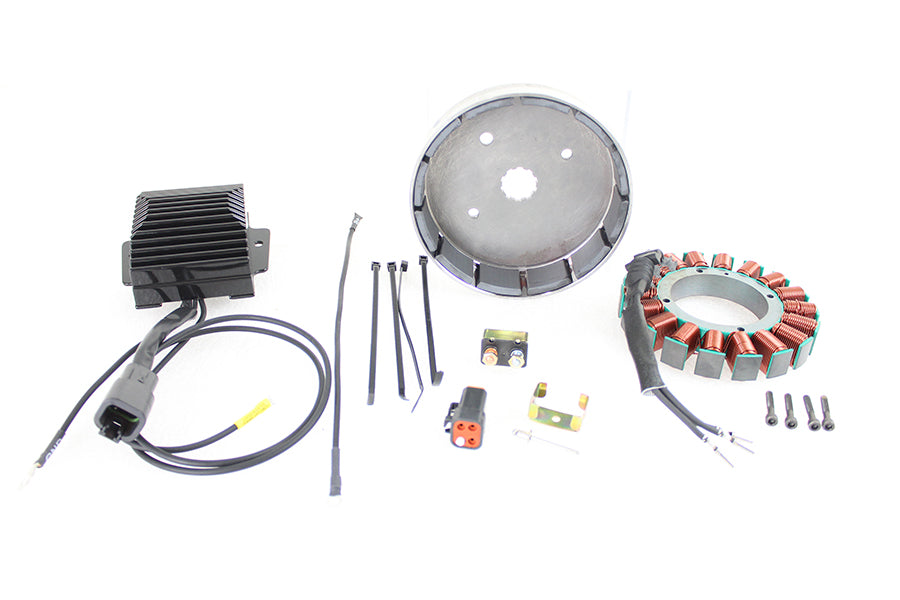 HARLEY FXST, FLST 45 Amp Drehstromlichtmaschinen-Kit Passend für 2001-2006 FXST, 2001-2006 FLST,