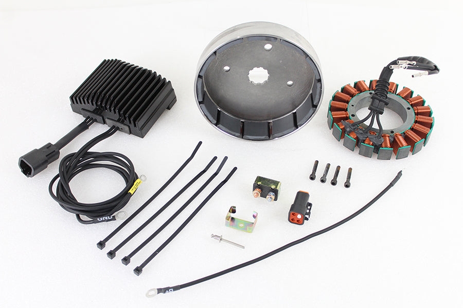HARLEY FXD 45 Amp Drehstromlichtmaschinen-Kit Passend für 1999-2003 FXD, 1999-2003 FXDWG,