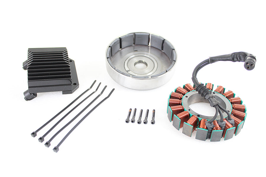 HARLEY FXD 50 Amp Drehstromlichtmaschinen-Kit Passend für 2012-2017 FXD, 2012-2017 FXDWG,
