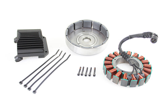 HARLEY FXD 50 Amp Drehstromlichtmaschinen-Kit Passend für 2012-2017 FXD, 2012-2017 FXDWG,