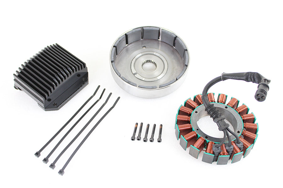 HARLEY FXD 50 Amp Drehstromlichtmaschinen-Kit Passend für 2012-2017 FXD, 2012-2017 FXDWG,