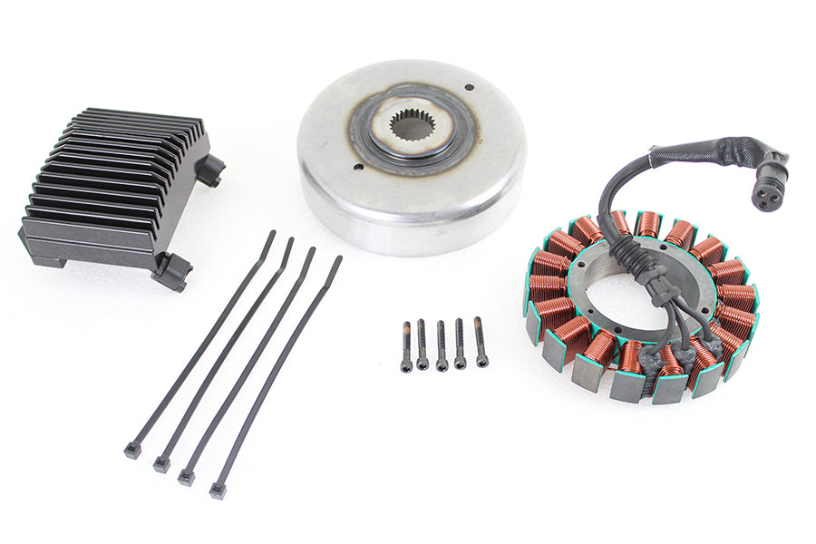 HARLEY FXD 50 Amp Drehstromlichtmaschinen-Kit Passend für 2012-2017 FXD, 2012-2017 FXDWG,