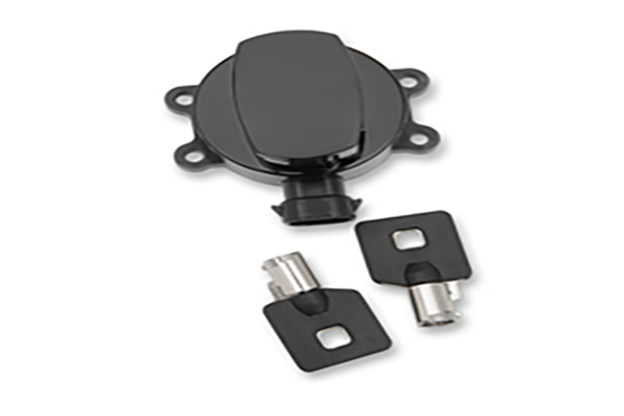 HARLEY Side Hinge Ignition Switch Black fits 2011-2017 FLS,   2011-2017 FLST,   2014-2023 FLHR,   2012-2017 FLD,   2012-2017 FXDWG,   2012-2017 FXDF,