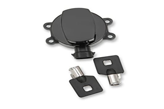 HARLEY Side Hinge Ignition Switch Black fits 2011-2017 FLS,   2011-2017 FLST,   2014-2023 FLHR,   2012-2017 FLD,   2012-2017 FXDWG,   2012-2017 FXDF,