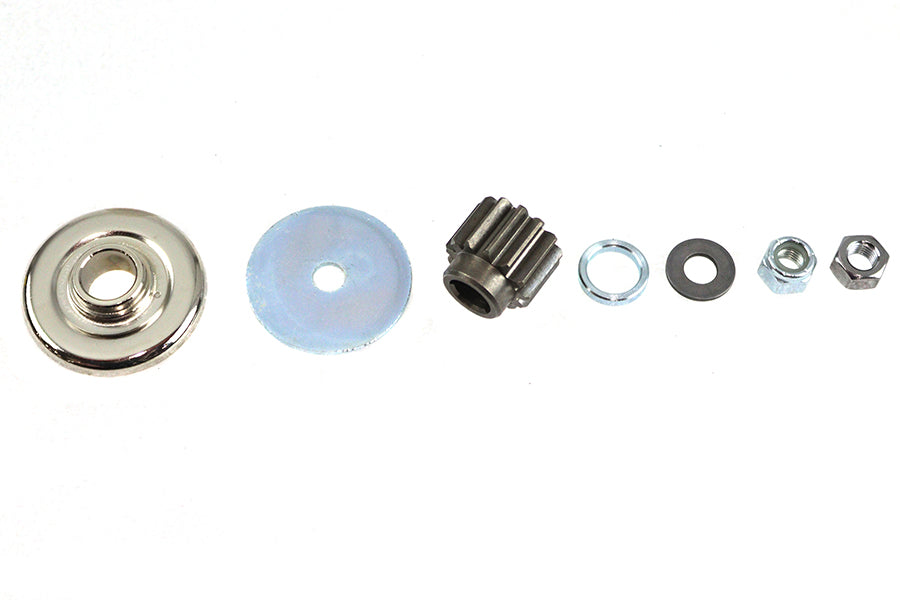 HARLEY WL/UL/G 12 Volt Lichtmaschinenzahnrad-Set Passt 1938-1973 G, 1938-1952 WL, 1937-1948 UL,