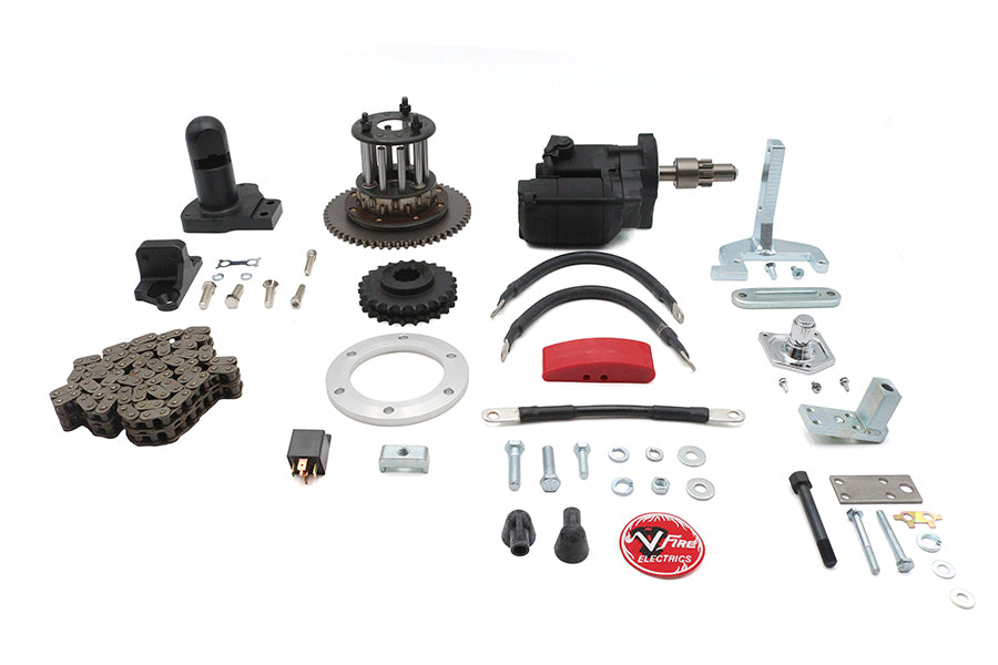 HARLEY York Elektrostarter-Kit, passend für 1954-1957 FL, Starrrahmen