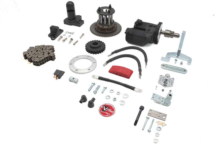 HARLEY York Elektrostarter-Kit, passend für 1954-1957 FL, Starrrahmen