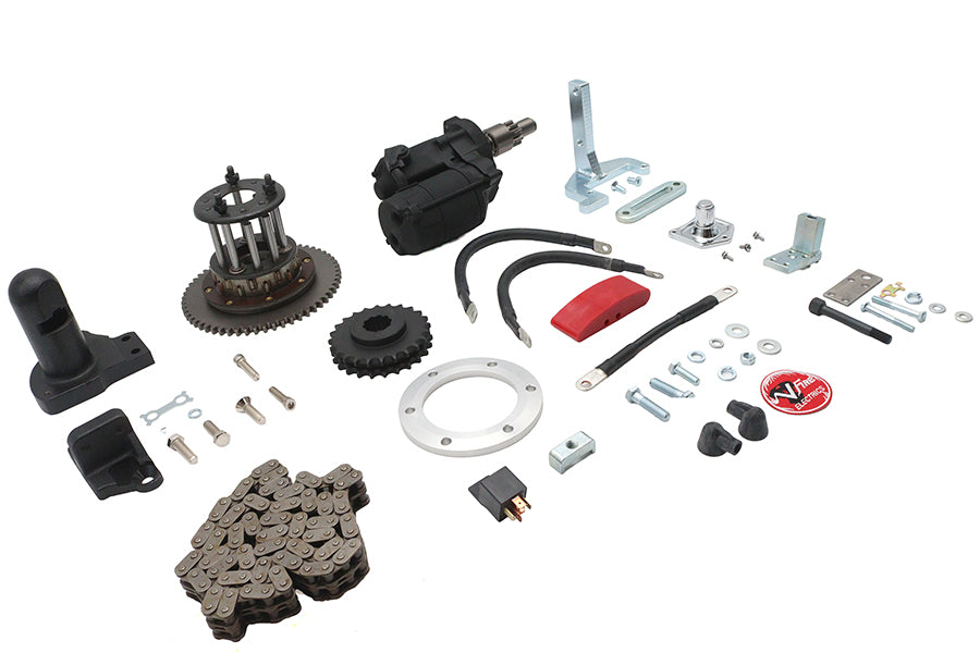 HARLEY York Elektrostarter-Kit, passend für 1954-1957 FL, Starrrahmen
