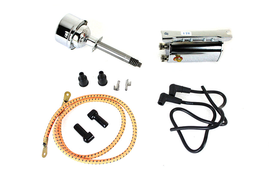 HARLEY 12 Volt Verteiler und Spulen-Kit passend für 1948–1960 FL,