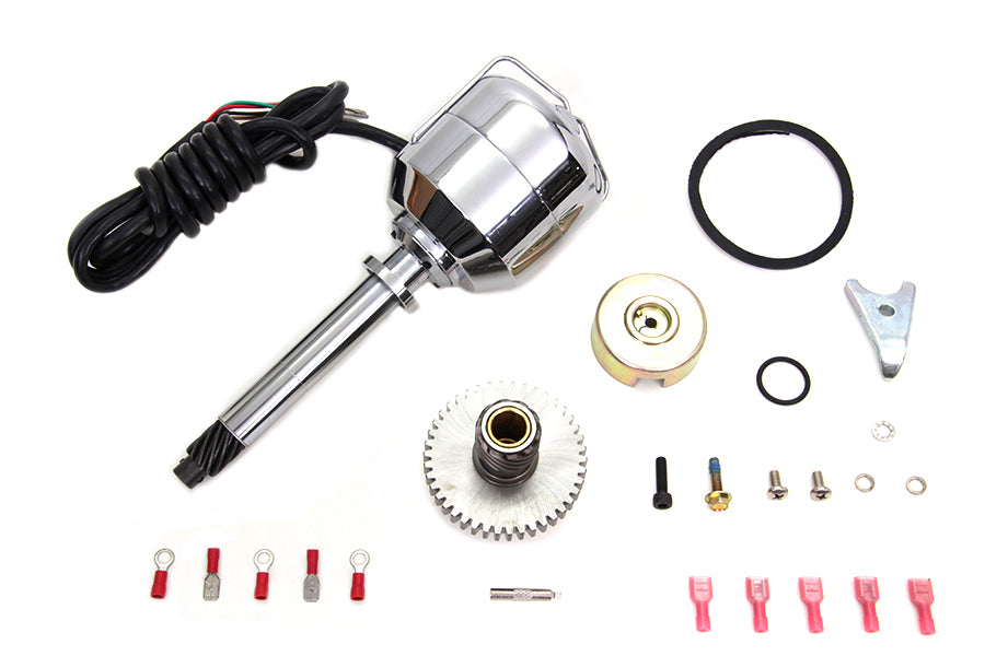 HARLEY V-Fire Single Fire Elektronische Zündung Verteiler Passend für 1941-1969 FL, 1936-1952 EL,