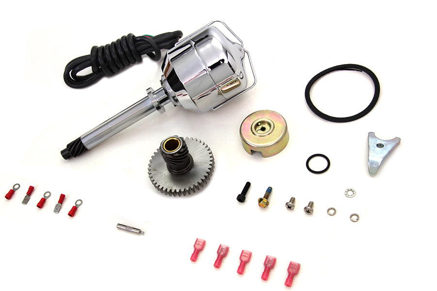 HARLEY V-Fire Single Fire Elektronische Zündung Verteiler Passend für 1941-1969 FL, 1936-1952 EL,