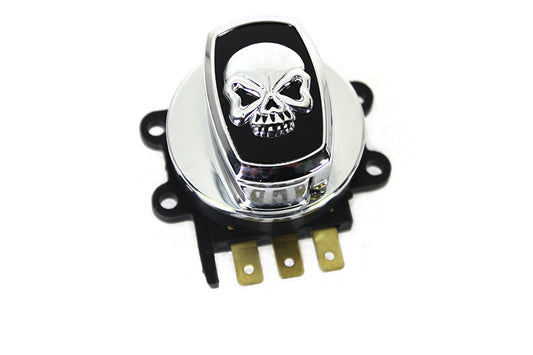HARLEY Replica Skull Ignition Switch fits 1996-2013 FLHR,   1996-2013 FLST,   1996-2013 FXST,   1996-2011 FXDWG,   2006-2011 FXE,   2008-2011 FXDF,