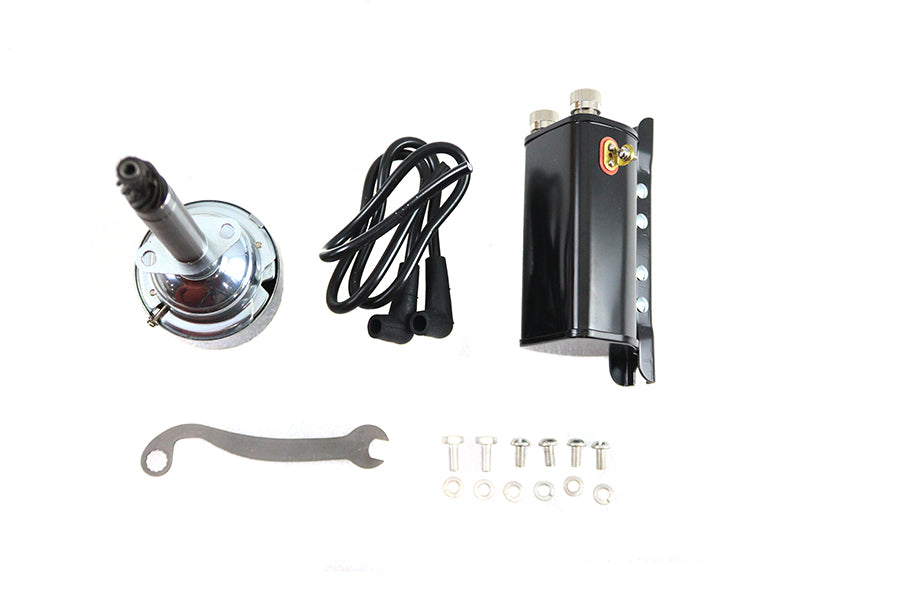 HARLEY 6 Volt Verteiler/Spulen-Kit Schwarz Passend für 1948-1960 FL,