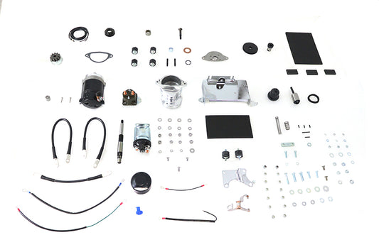HARLEY 1.4kW FX-FL Hitachi Starter Kit Schwarz Passend für 1971-1979 FXE, 4-Gang-Modelle 1970-1979 FL,