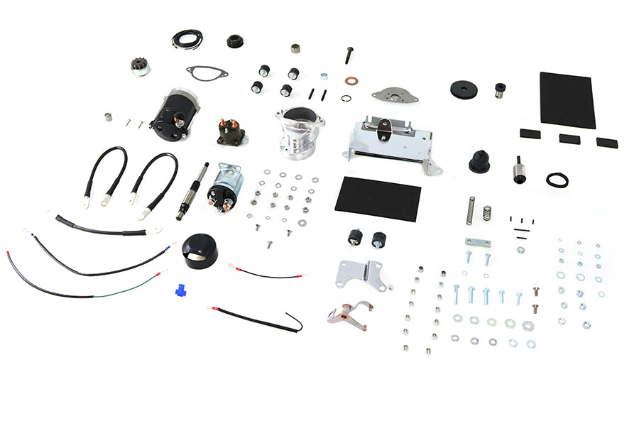 HARLEY 1.4kW FX-FL Hitachi Starter Kit Schwarz Passend für 1971-1979 FXE, 4-Gang-Modelle 1970-1979 FL,