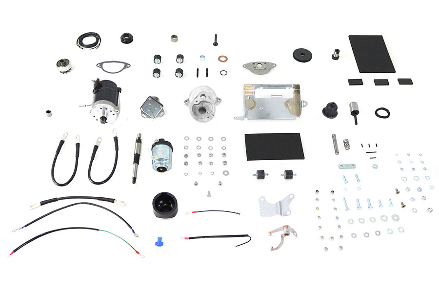 HARLEY 1.4kW FX-FL Hitachi Starter Kit Schwarz Passend für 1971-1979 FXE, 4-Gang-Modelle 1970-1979 FL,